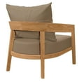 thumbnail image 6 of Modway Brisbane Teak Wood Outdoor Patio Armchair, 6 of 8