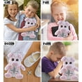 thumbnail image 3 of DolliBu Super Soft Sitting Pig Stuffed Animal with Silver Cross Plush- Religious Baby Baptism Gifts for Boys and Girls, Cute Dedication Christening Gifts Plush Prayer Toy Healing Teddy Bear - 9 Inches, 3 of 6