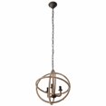 thumbnail image 2 of Benjara Impressive Cade 3 Light Roped Chandelier, 2 of 5