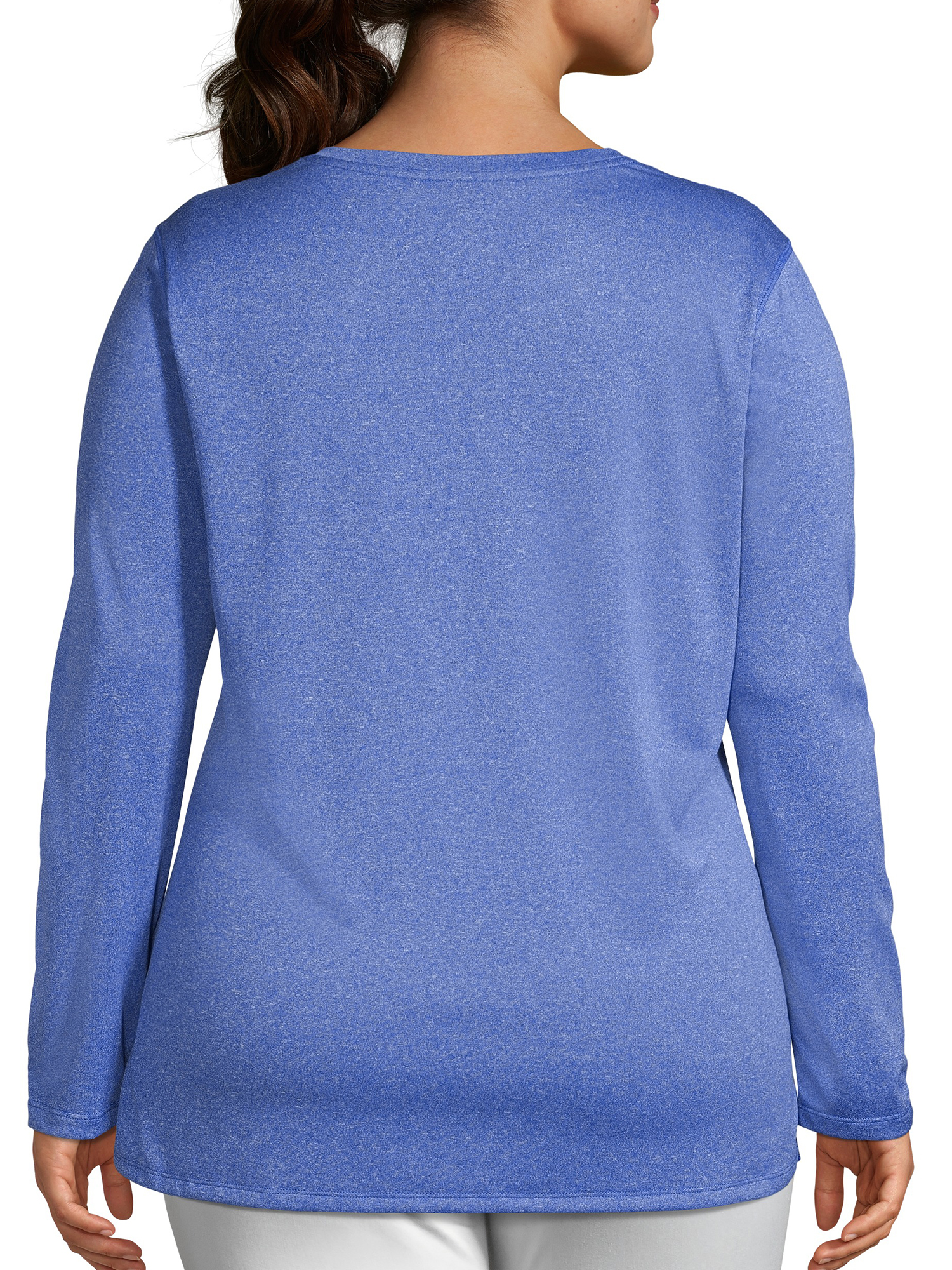 Women's Plus Size Cooldri Long Sleeve Graphic V-neck - image 4 of 5