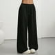 thumbnail image 1 of WILLBEST Pantalones Casuales Elegantes Para Mujer, de Cintura Alta, Holgados, Largos y Con Cordón Para Mayor Comodidad y Estilo En El Uso Diario y Viajes., 1 of 5
