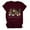 Red, variant on T Shirts for Women Short Sleeve Crewneck Cactus Print Graphic Tee Summer Loose Fit Casual Desert Style Soft Tops Grey XXL