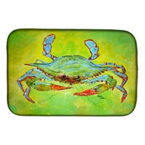 Carolines Treasures Bright Crab Dish Drying Mat, 14" x 21", Multicolor