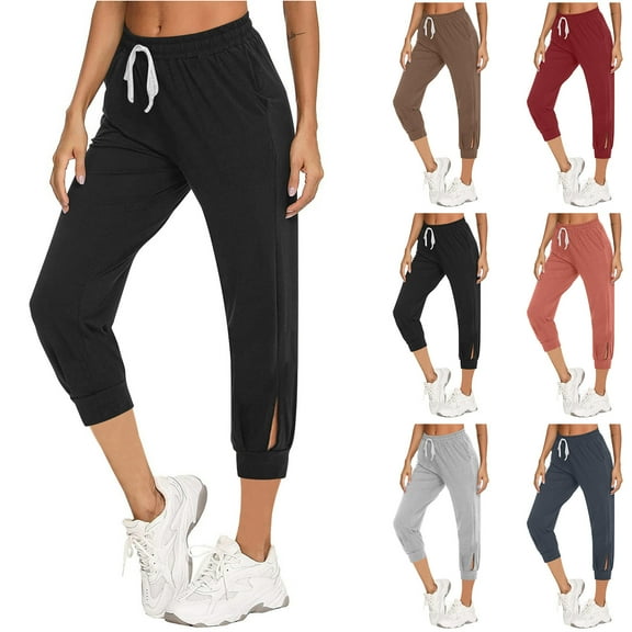 Patlollav Pants for Women Leggings Lightweight Summer Casual High Wasit Stretch Pants on Ladies