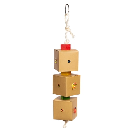 Prevue Pet Products 3-Box Stuff & Hide Playfuls Forage & Engage Bird Toy 60246
