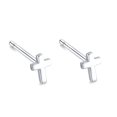 thumbnail image 1 of Pendientes de plata de ley S999, pendientes simples para mujer, pendientes pequeños de estrella y Luna Mori, pendientes de plata antibloqueo, 1 of 6