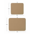 thumbnail image 4 of Dish Drying Mat for Kitchen Counter Solid Color Drying Pad Absorbent Drying Mats for Countertops Sinks Draining Racks Khaki Farmhouse Vintage Reversible Drainer Kitchen Accessories 18x24 Inch, 4 of 7