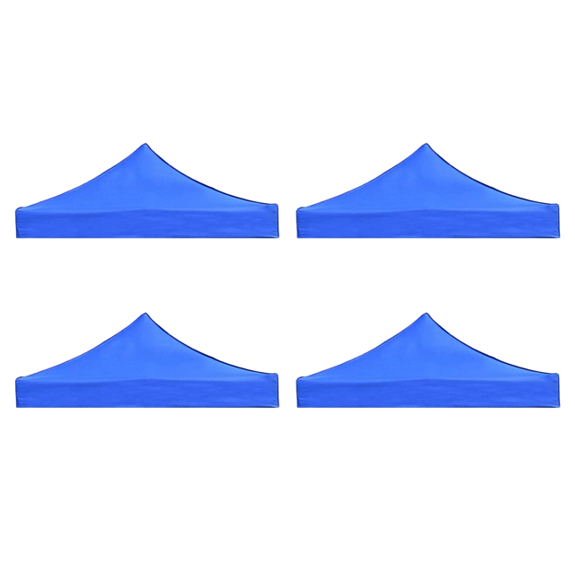 4pcs 2X2M Canopy Top Cover Replacement Four-Corner Tent Cloth Foldable Rainproof Patio Pavilion Replacement Blue,4 x Canopy,blue