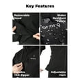 thumbnail image 6 of ORORO Heated Jacket for Women with Detachable Hood and Battery, Battery Powered Heating Jacket for Hiking Skiing Camping (Black, M), 6 of 9