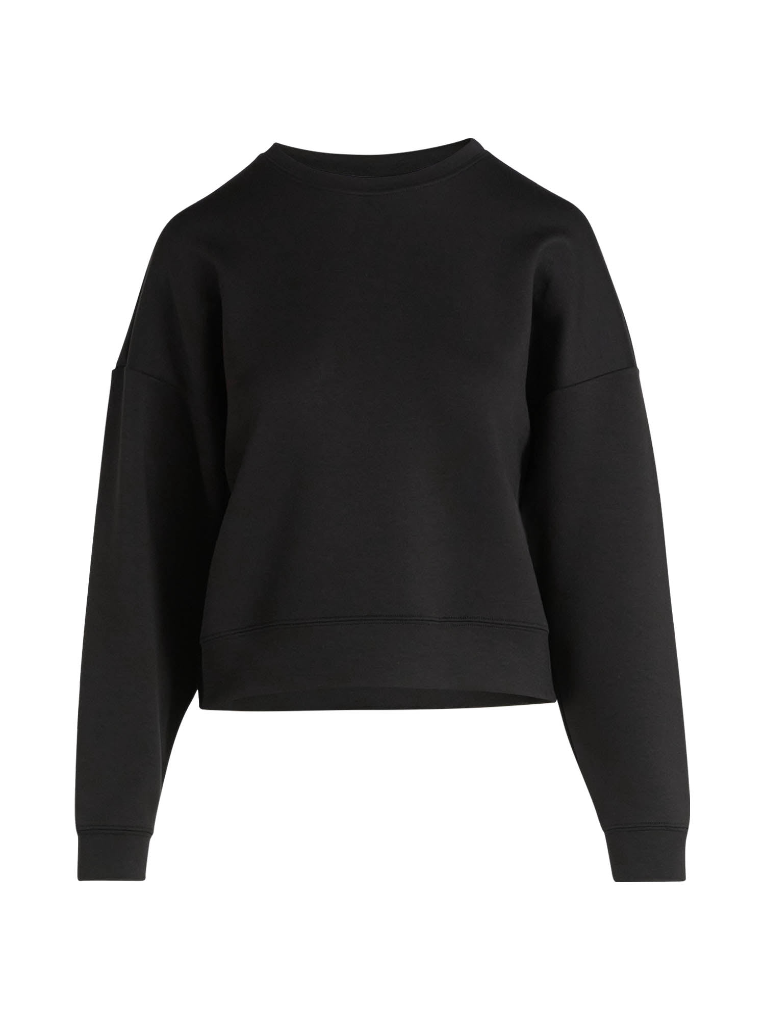 Scoop Women's and Women's Plus Scubaknit Cropped Sweatshirt with Drop Sleeves, Sizes XS-4X