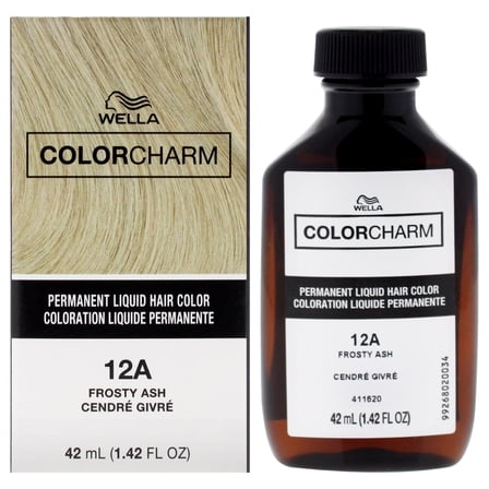 Color Charm Permanent Liquid Hair Color - 12A Frosty Ash by Wella for Unisex - 1.42 oz Hair Color