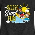 thumbnail image 3 of Paw Patrol - Sun Surf Fun - Toddler & Youth Girls Short Sleeve Graphic T-Shirt, 3 of 6