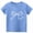 AB29 Blue, variant on Girl'S Lightweight Short Sleeve Shirts Kids Summer Tops Crewneck Bow Print Tees Navy Size 9-10 Years