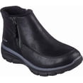 thumbnail image 5 of Skechers Boots for Women Easy Going - Into Fall Zip-Up Bootie, Vegan Leather, Side Zip, Memory Foam, Relaxed Fit, Chenille Lined, Traction Outsole, 5 of 6