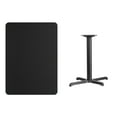 thumbnail image 3 of Flash Furniture Stiles 30'' x 42'' Rectangular Black Laminate Table Top with 23.5'' x 29.5'' Table Height Base, 3 of 3