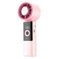 thumbnail image 2 of Rewenti 100-Speed Ice Compress Handheld Fan Usb Rechargeable, Portable Quiet Ice Cooling Fan for Outdoor Sports Daily office Use, 2 of 5