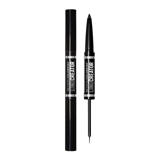 Eyeliner Liquide & Crayon Kohl Fumé par Revlon, ColorStay Line Creator Maquillage pour les Yeux, Résistant à L\'eau & Anti-Transfert, Blackout, 0.004 oz