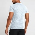 thumbnail image 7 of Summer T Shirts for Men Crewneck Quickly Dry Athletic Running Gym Workout Short Sleeve Shirts Mens Printed Round Neck Lightweight Breathable Moisture Wicking Outdoor Hiking Tee Tops, 7 of 7