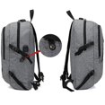 thumbnail image 4 of Mochila para estudiantes Mochila escolar con carga USB Bolsa para computadora juvenil, 4 of 4