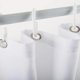 thumbnail image 2 of Cortina de ducha con diseño de gato divertido, tela impermeable con diseño de océano en azul verdoso, temática de gato divertida para decoración de baño, lavable a máquina, fibra de poliéster, 2 of 6