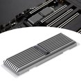 thumbnail image 1 of SSD Heat Sink, Anti-Rust  Heat Dissipation Heat Sink, Non-Slip for Hard Drive Host Red,Silver,Gray, 1 of 7