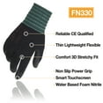 thumbnail image 7 of DEXFIT FN330 Black Multipurpose Nitrile Coated Work Gloves (Firm Grip, Durable, X-Small) - 3 Pairs, 7 of 7