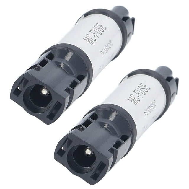 Pv 2Sets Solar PV Connectors Set IP68 Waterproof Anti 1000V Solar Built in Fuse Connector for Solar Cables/Controllers