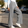 thumbnail image 2 of Girls Sweatpants Straight Leg Joggers School Uniform Pants for Girls Kids Grey Athletic Clothes 11-12 Years, 2 of 9