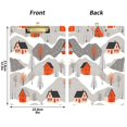 thumbnail image 5 of FORMRS Acrylic Clipboard with Low Profile Clip Standard A4 Letter Size, 12.5" x 9", Snow Cartoon Houses, 5 of 8