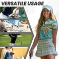 thumbnail image 7 of Binienty World Map His and Hers Matching Outfits with Quarter Zip Classic Fit Short Sleeve Couples Matching Golf Shirts Athletic Tops for Workout Sports, 7 of 7