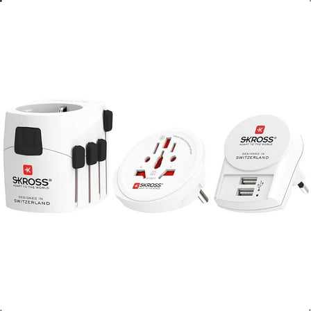 Skross 1.103145 PRO   USB (2XA) World Travel Adapter Set