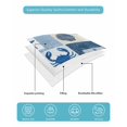 thumbnail image 4 of Quilt King Size Bedding Set, Starfish Coastal Reversible Summer Quilt 3 Pieces, Blue Shell Crab Nautical Summer Beach Ocean Lightweight Bedspreads Coverlets with 2 Pillow Shams for All Seasons, 4 of 5