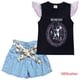 thumbnail image 1 of Conjunto de ropa de verano para niñas Conjunto de ropa de verano para niños de 2 piezas Camiseta + Falda Mangas cortas zhangyuxiang LED, 1 of 2