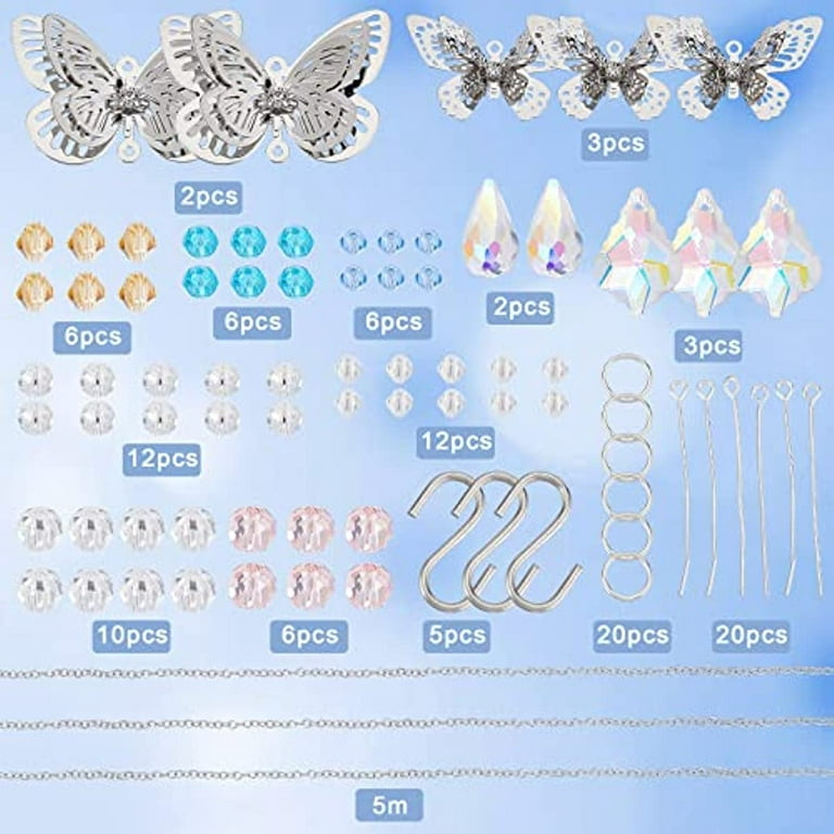 crystal suncatcher kit makes 5 butterfly suncatchers great for kids party