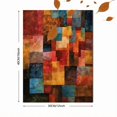 thumbnail image 3 of Qisvanset Classic Geometric Pattern Canvas Print 12x16 Inch Hallway Art, 3 of 8
