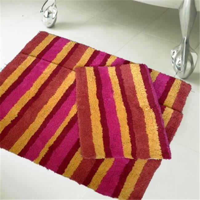 Affinity Linens MSBR3PC100MPK 100 percent Cotton Multi Color Stripe