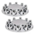 thumbnail image 3 of CROSSDESIGN Front Wheel Covers Hub Axle Semi Plastic ABS Pair 33mm Nut Covers 1-Pair Hub Cap, 3 of 10