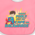 thumbnail image 4 of Inktastic These Fools Put My Cape on Backwards&reg; Superhero Edition Boys Baby Bib, 4 of 4