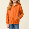 thumbnail image 3 of StSilkitty Hoodies for Boys Girls Zip up Long Sleeve Hooded Jacket with Pockets Fall Winter Lightweight Fashion Clothes, 3 of 7