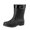 Black, variant on Women's Orthopedic Rain Boots, PVC Mid Calf Fleece Lined Rubber Boots, Warm Outdoor Gardening Walking Shoes Pink
