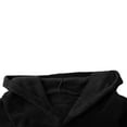 thumbnail image 5 of USNSM Mens Fuzzy Sherpa Pullover Hoodie Sweatshirts Long Sleeve Sport Front Pocket Jacket Fall Outwear Winter Warm Coat Black S, 5 of 8