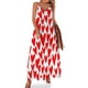thumbnail image 1 of Vestido sin mangas minimalista con estampado de corazones rojos y blancos para el día de San Valentín, vestidos casuales, elegantes y chic para mujer, 1 of 7