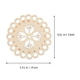 thumbnail image 6 of Frcolor Thread Embroidery Sorter Holder Cross Stitch Keeper Floss Needlework Round Organizer Sewing Yarn Wooden Storage Box, 6 of 7