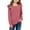 B_ Red, variant on YLSDY 4-13 Years Girls Casual Loose Fit Tunic Tops Solid Blouses Sweaters Cute Crewneck Ruffle Long Sleeve Knit Pullover Sweater Tops Red 120