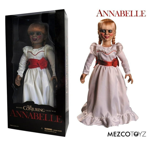 Mezco Toyz The Conjuring Annabelle Doll 18 Scaled Prop Replica Walmart Com Walmart Com