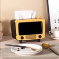 thumbnail image 2 of TV Tissue Box Multi Functional Creatives Tissue Box Holder with Cell Phone Slot Decoration Tissue Holder Home B, 2 of 5