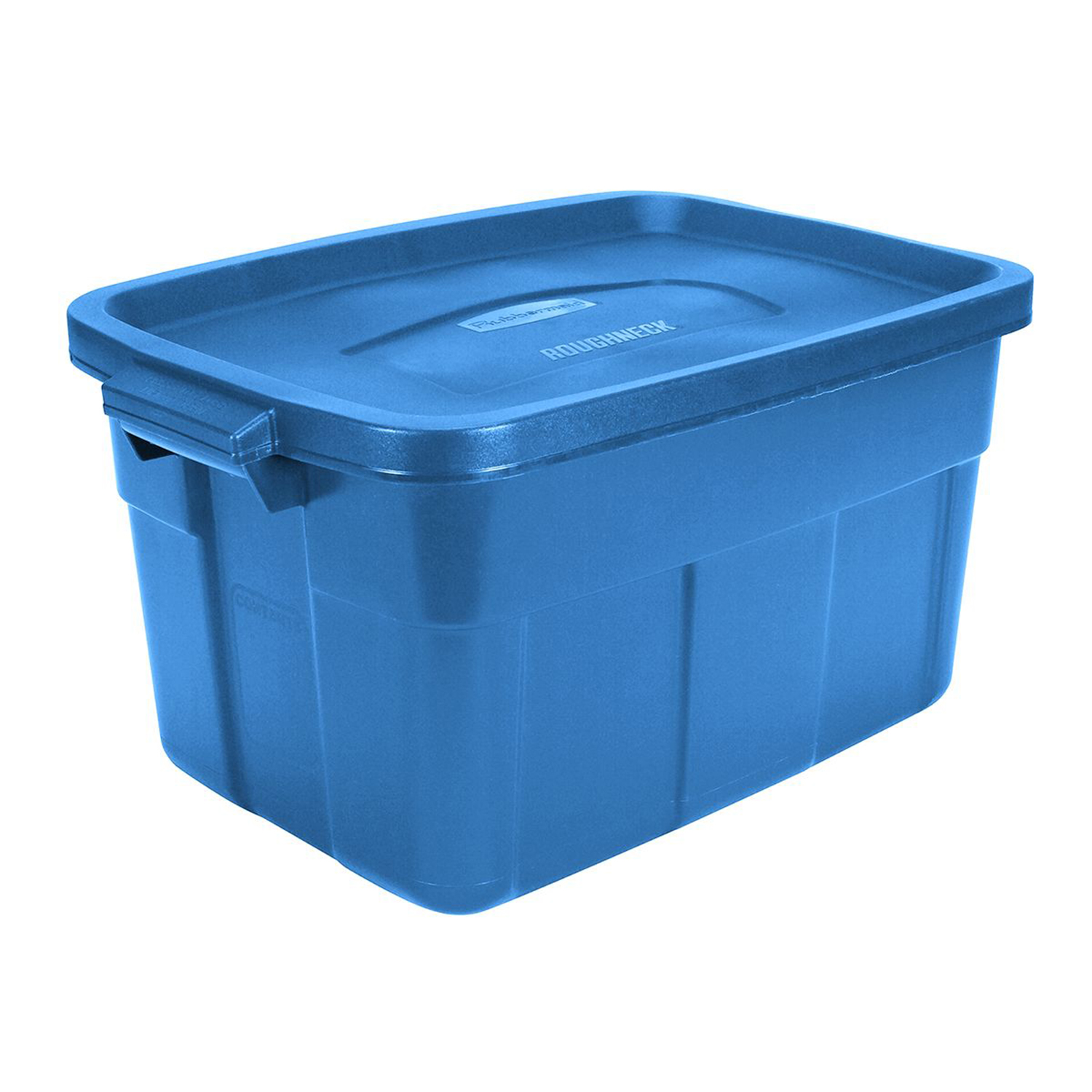 Rubbermaid Roughneck Tote 14 Gal Storage Container, Heritage Blue (6 Pack) - image 3 of 5