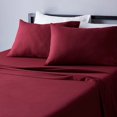 thumbnail image 5 of ZMLEVE Cotton Jersey Bed Sheet Set - Queen, Red, 5 of 5