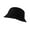 Black, variant on USBingoshop Men Women Unisex Cotton Plain Color Boonie Safari Fishing Bucket Hat Packable Summer Travel Cap