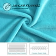 thumbnail image 5 of Howarmer Large Azure Fleece Throw Blankets, Twin Size Soft Fuzzy Blanket for Women Men and s, All Season Lightweight Microfiber Fluffy Blanket, 60 x 80 inch, 5 of 7